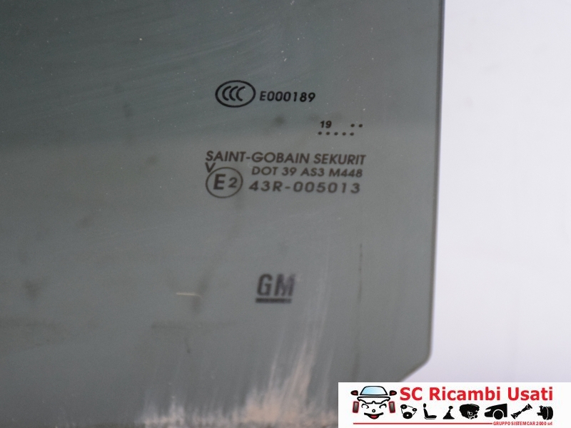 Vetro Scendente Posteriore Destro Opel Grandland X  - 32699