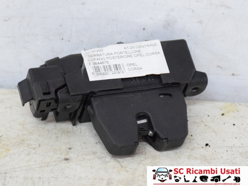 SERRATURA PORTELLONE POSTERIORE OPEL Corsa F Serie 3644675 (19>)