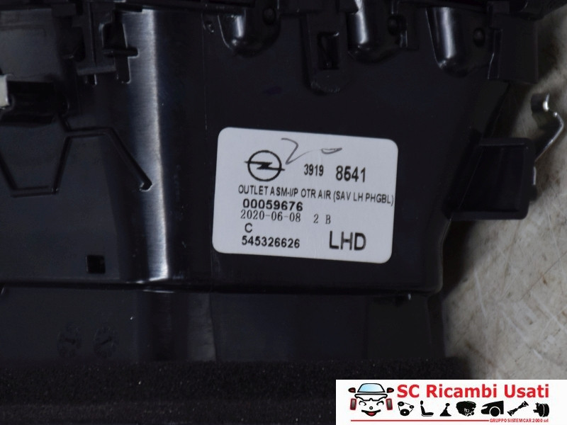 BOCCHETTA ARIA CRUSCOTTO SX OPEL Corsa F Serie 39198541 (19>)