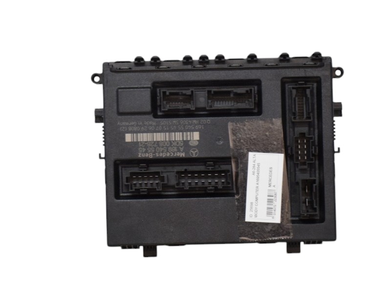 Body Computer Mercedes Classe A W169 A1695405545 - 25698 Body Computer Mercedes Classe A W169 A1695405545 - 25698