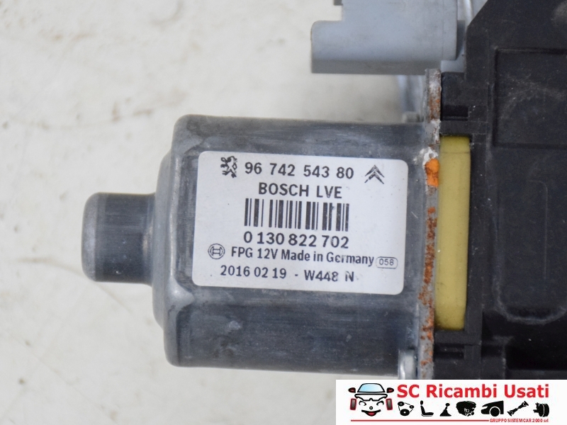 Alzavetro Anteriore Destro Peugeot 208 9674254380 - 30021