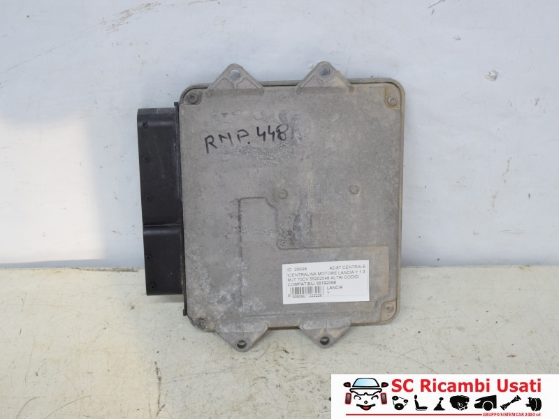 Centralina Motore Lancia Y 1.3 Multijet 55202548 - 26698