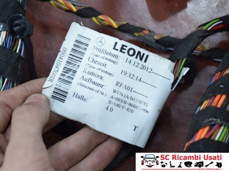 Cablaggio Mercedes Classe A 200 W176 - 27700 Cablaggio Mercedes Classe A 200 W176 - 27700