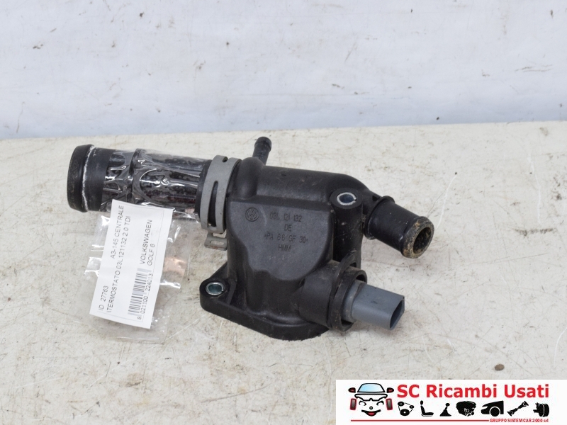 Termostato Volkswagen Golf 6 2.0 Tdi 03L121132 - 27763 Termostato Volkswagen Golf 6 2.0 Tdi 03L121132 - 27763