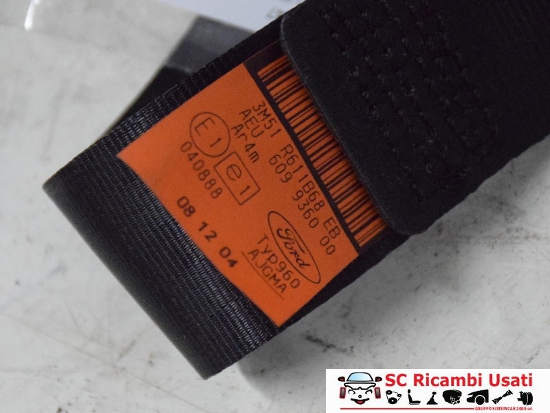 Cintura Di Sicurezza Posteriore Ford C Max 3M51R611B68EB - 28247