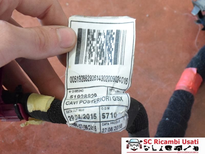 Cablaggio Abitacolo Fiat New Panda 51928829 - 28721 Cablaggio Abitacolo Fiat New Panda 51928829 - 28721