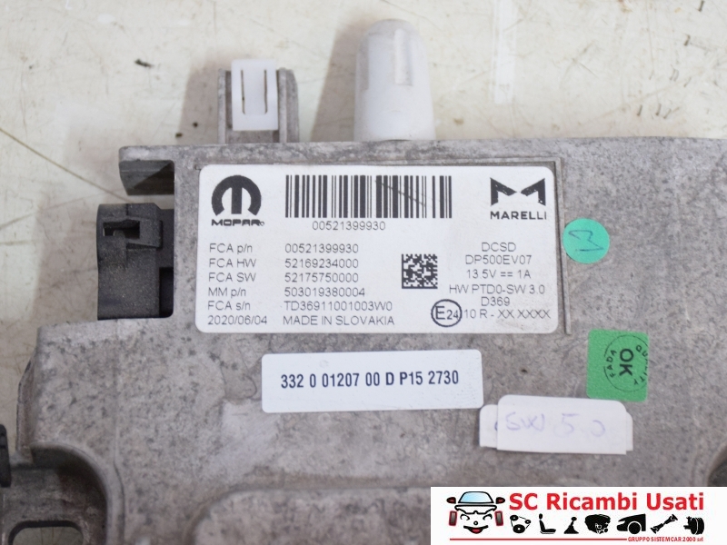 Display Fiat 500 EV Elettrica 52139993 52205130 Display Fiat 500 EV Elettrica 52139993 52205130