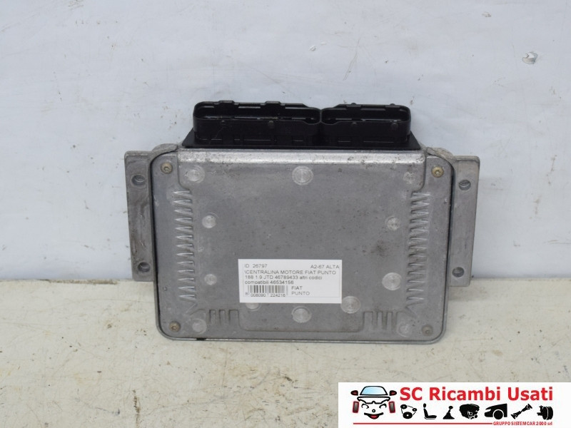 46789433 46789433 CENTRALINA MOTORE FIAT Punto Berlina 5P 2° Serie diesel