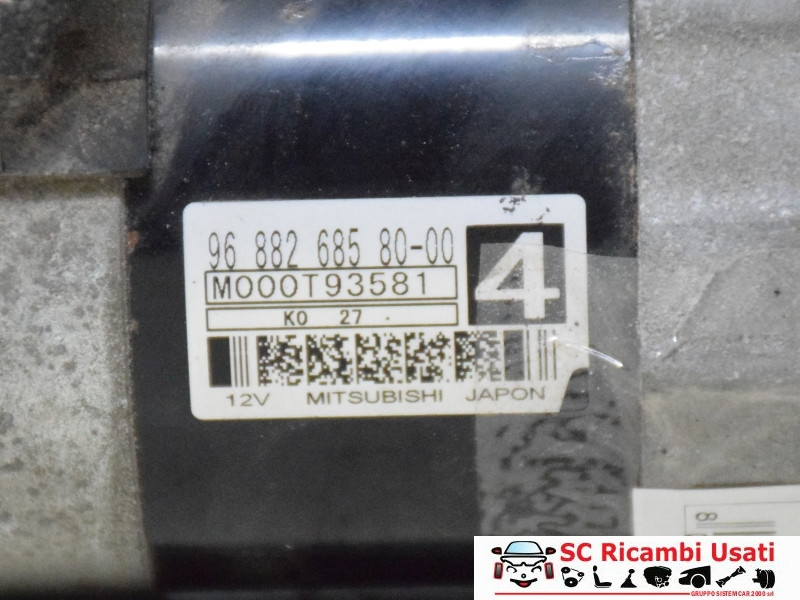 9688268580 9688268580 MOTORINO D' AVVIAMENTO PEUGEOT 207 2° Serie diesel
