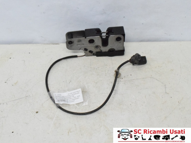 SERRATURA COFANO ANTERIORE VOLKSWAGEN Passat Berlina 5° Serie 3C1823187 (10>15)