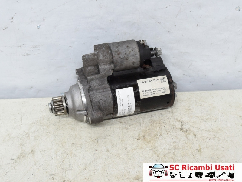 A2709060700 A2709060700 MOTORINO D' AVVIAMENTO MERCEDES Classe A Serie (W176) diesel