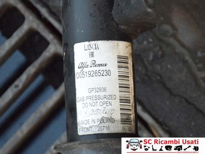 Ammortizzatore Destro Fiat New Panda 51926523 - 28295