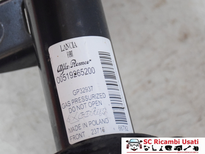Ammortizzatore Anteriore Sinistro Fiat New Panda 51846422 - 28568 Ammortizzatore Anteriore Sinistro Fiat New Panda 51846422 - 28568