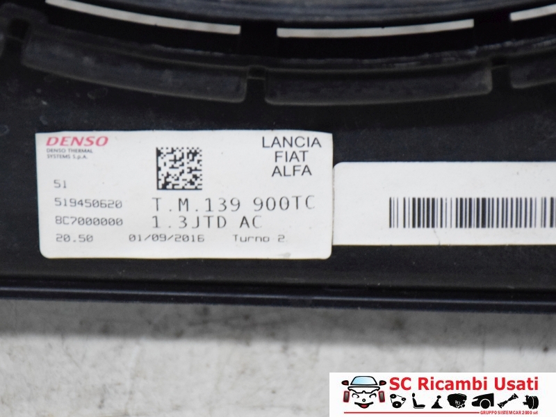 Elettroventola Radiatore Fiat New Panda 519450620 - 28588 Elettroventola Radiatore Fiat New Panda 519450620 - 28588