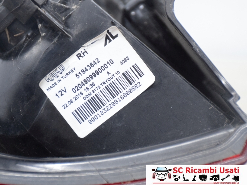 Fanale Posteriore Fiat New Panda 51843642 - 28642 Fanale Posteriore Fiat New Panda 51843642 - 28642