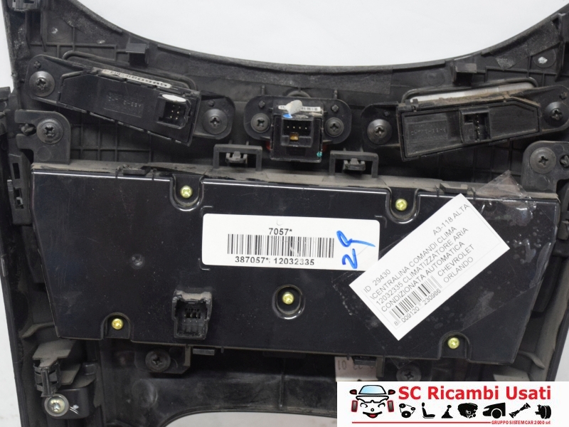 Centralina Comandi Clima Chevrolet Orlando 12032335 - 29430