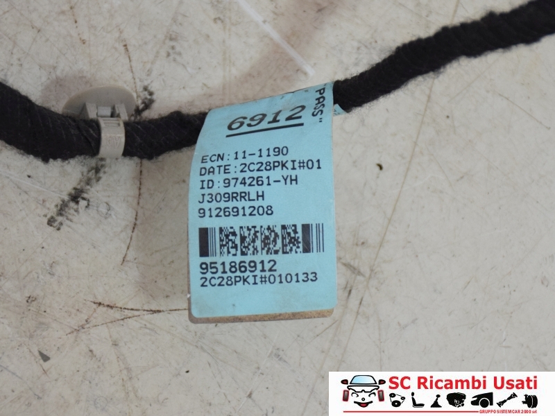 Cablaggio Porta Posteriore Sx Chevrolet Orlando 95186912 - 29436