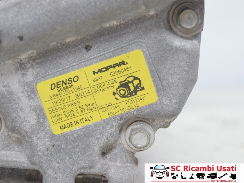 Compressore Clima Fiat New Panda 1.2 Fire 52060461 - 29454