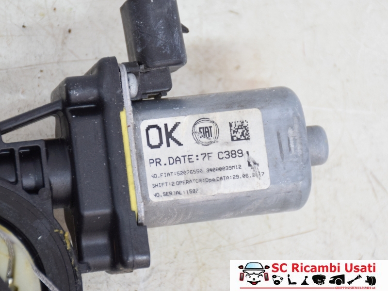 Alzavetro Anteriore Sinistro Fiat New Panda 52076550 - 31029