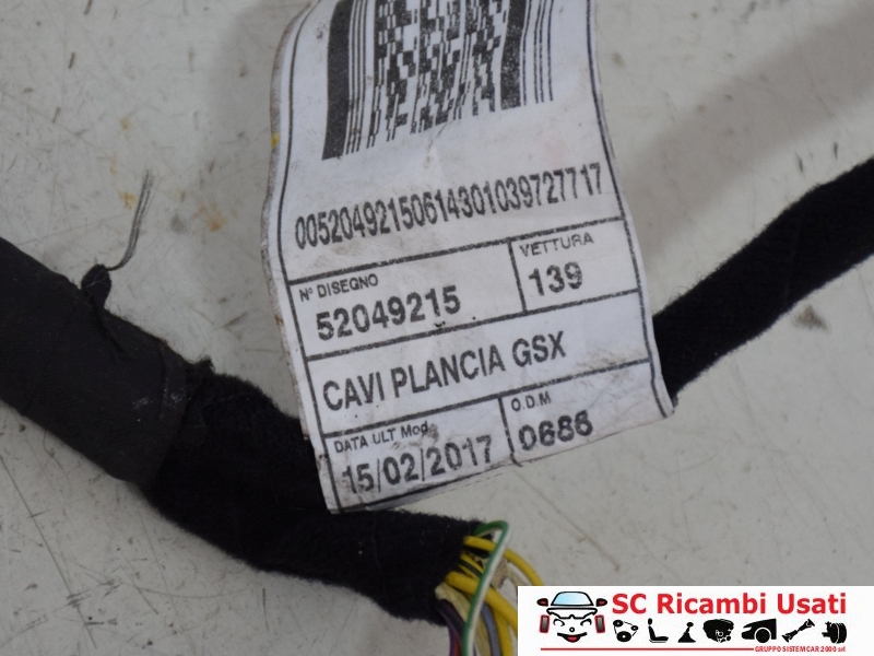 Cablaggio Cruscotto Fiat Panda 52049215 - 33140 Cablaggio Cruscotto Fiat Panda 52049215 - 33140