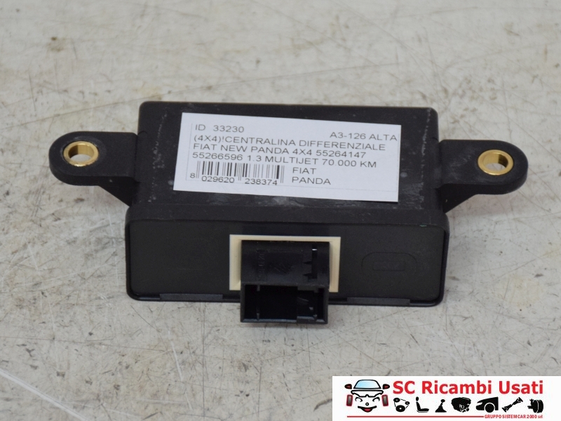 Centralina Differenziale Fiat Panda 4x4 55264147 55266596 - 33230 Centralina Differenziale Fiat Panda 4x4 55264147 55266596 - 33230