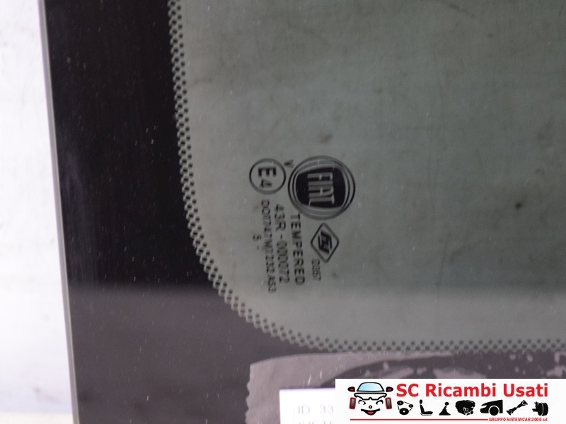 Vetro Fisso Posteriore Destro Fiat New Panda  - 33378