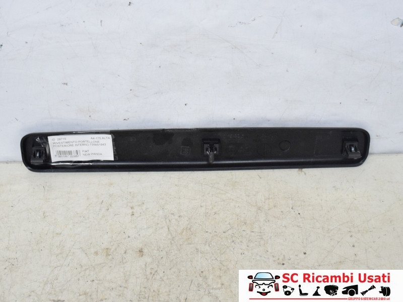 MODANATURA PORTELLONE POST. FIAT Panda 3° Serie 735651943 (12>)