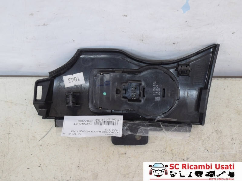 COMANDO LUCI CHEVROLET Orlando 1° Serie 13301752 (10>14)