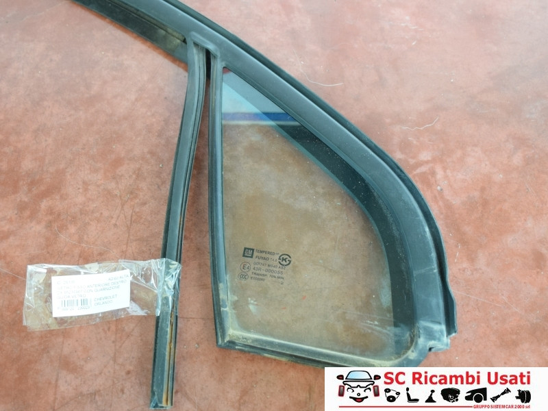VETRO FISSO LATERALE DESTRO CHEVROLET Orlando 1° Serie 95230967 (10>14)