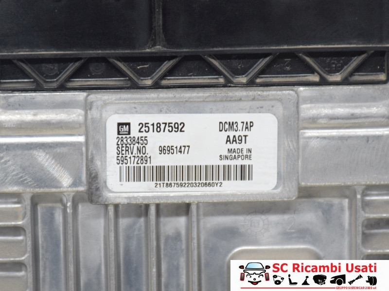 96951477 96951477 CENTRALINA MOTORE CHEVROLET Orlando 1° Serie diesel