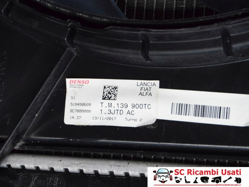 MUSATA COMPLETA + KIT RADIATORI FIAT Panda 3° Serie 51945062 (12>)