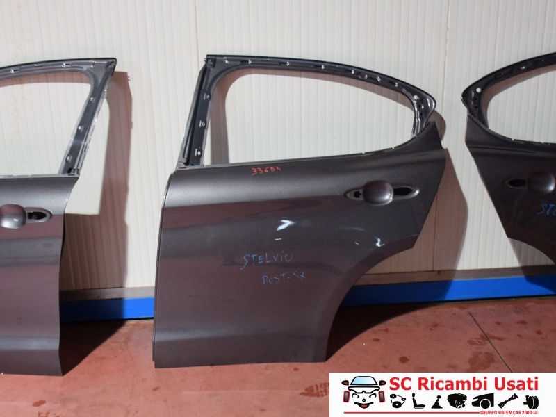 Porta Posteriore Sinistra Alfa Stelvio 035 Grigio Vesuvio - 33654