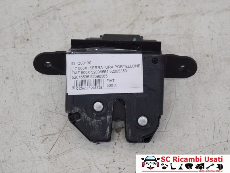 Serratura Portellone Fiat Jeep Alfa Lancia 52096564 52065353 52016535 Serratura Portellone Fiat Jeep Alfa Lancia 52096564 52065353 52016535