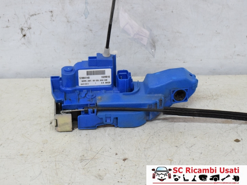 Serratura Porta Anteriore Sinistra Fiat 500l 51884140 52018119 Serratura Porta Anteriore Sinistra Fiat 500l 51884140 52018119