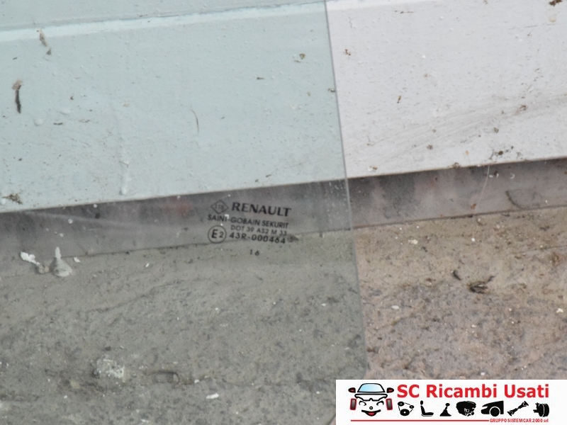 Vetro Scendente Posteriore Destro Renault Clio 4 Vetro Scendente Posteriore Destro Renault Clio 4