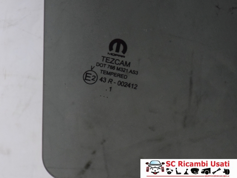 Vetro Oscurato Posteriore Destro Fiat Tipo 5 Porte 52015922 Vetro Oscurato Posteriore Destro Fiat Tipo 5 Porte 52015922