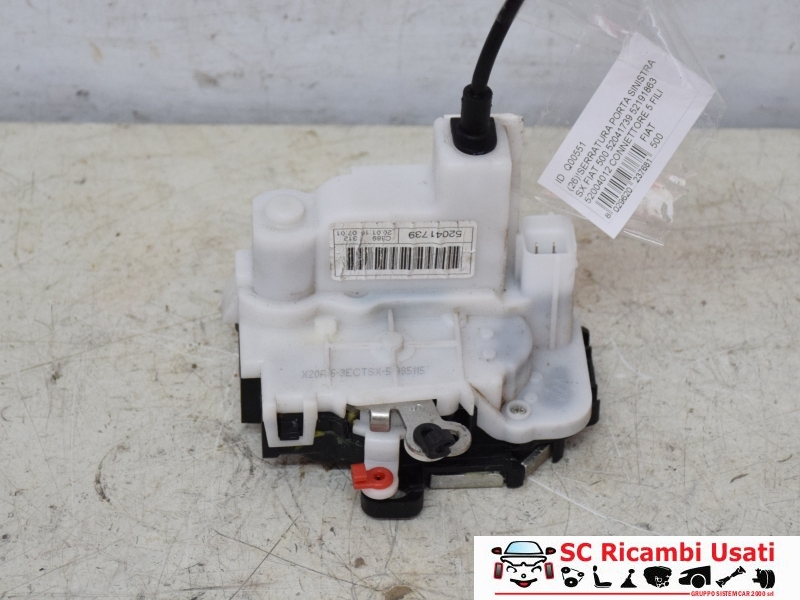 Serratura Porta Sinistra Fiat 500 52041739 52191863 52004012