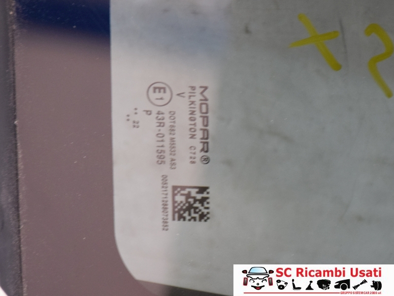 Vetro Fisso Posteriore Sinistro Jeep Avenger 52171288 Vetro Fisso Posteriore Sinistro Jeep Avenger 52171288