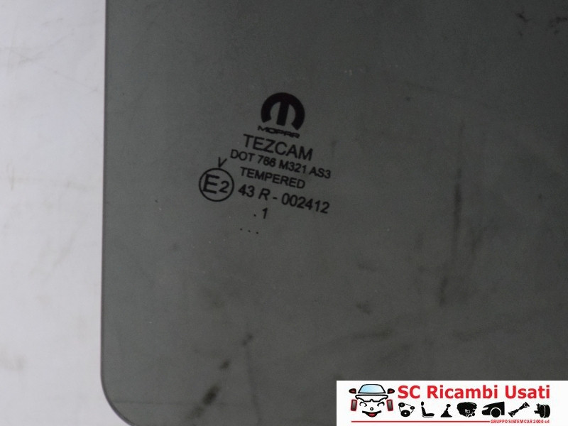 VETRO SCENDENTE POSTERIORE DESTRO FIAT Tipo Serie (357) Berlina 52015922 (16>20)