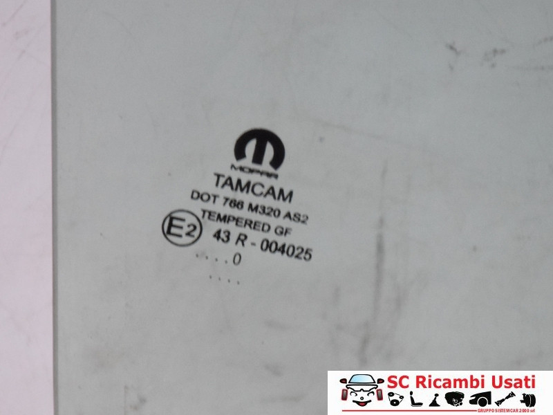 VETRO SCENDENTE POSTERIORE DESTRO FIAT Tipo Serie (357) Berlina 52065516 (16>20)