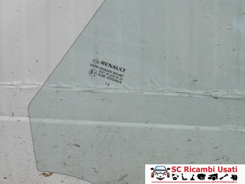 VETRO SCENDENTE POSTERIORE SINISTRO RENAULT Clio Serie IV (12>19)