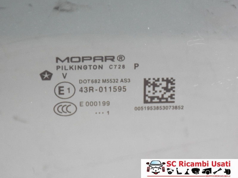 VETRO SCENDENTE POSTERIORE SINISTRO JEEP Renegade Serie (18>)