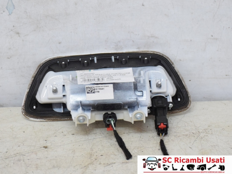 MANIGLIA INTERNA PORTELLONE POSTERIORE JEEP Compass Serie 53241209 (16>)