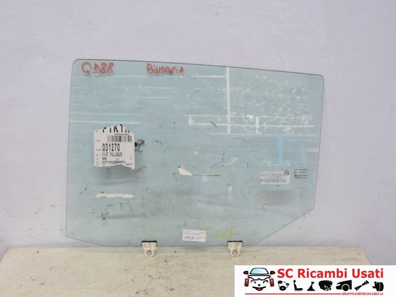 VETRO SCENDENTE POSTERIORE SINISTRO FIAT Fullback Serie (16>)