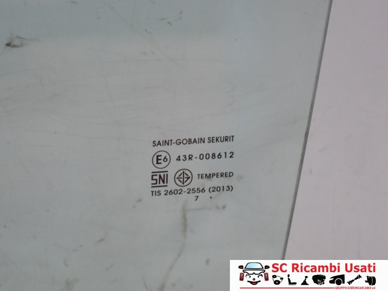 VETRO SCENDENTE ANTERIORE SINISTRO FIAT Fullback Serie (16>)