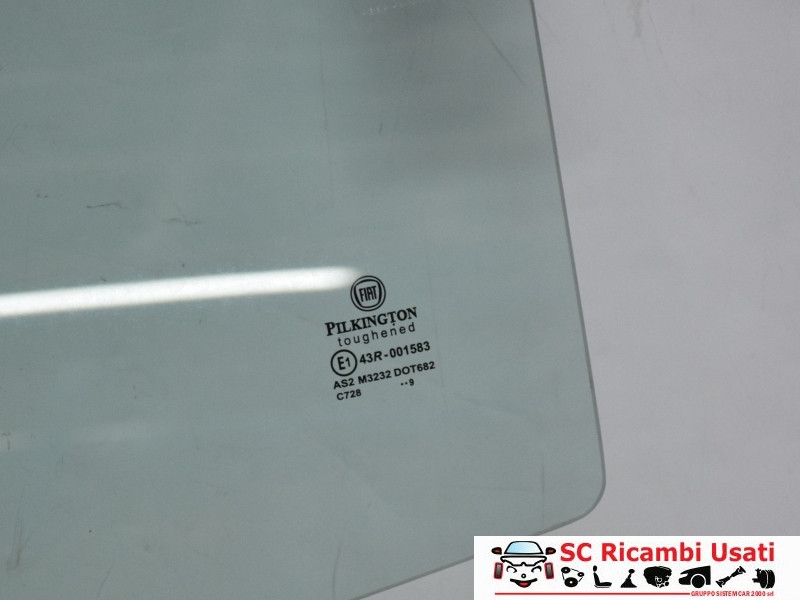 VETRO SCENDENTE ANTERIORE SINISTRO FIAT 500 Serie 52108393 (15>)