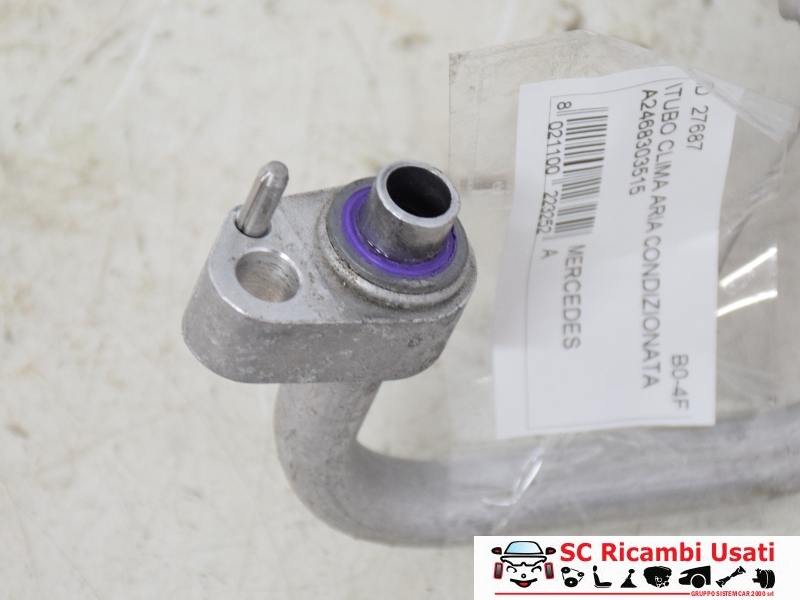 Tubo Aria Condizionata Mercedes Classe A W176 A2468303515 - 27687 Tubo Aria Condizionata Mercedes Classe A W176 A2468303515 - 27687