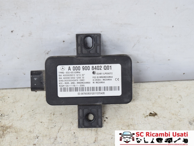 Centralina Controllo Pressione Pneumatici Classe A A0009008402 - 27706