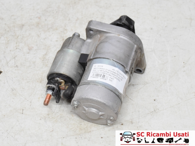 Motorino Avviamento Fiat 500 1.2 Benzina 51890631 51832950 - 30316