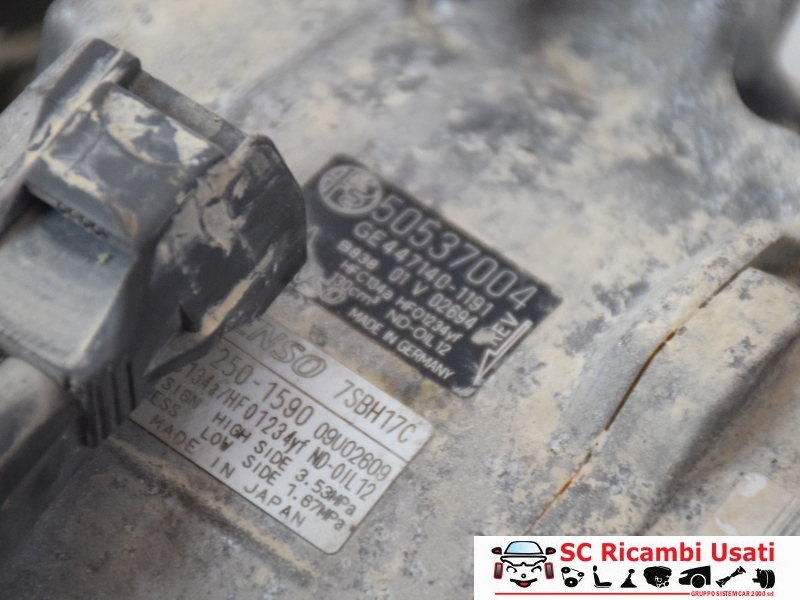 Compressore Clima Alfa Romeo Stelvio 2.2 Q4 50537004 - 33766 Compressore Clima Alfa Romeo Stelvio 2.2 Q4 50537004 - 33766